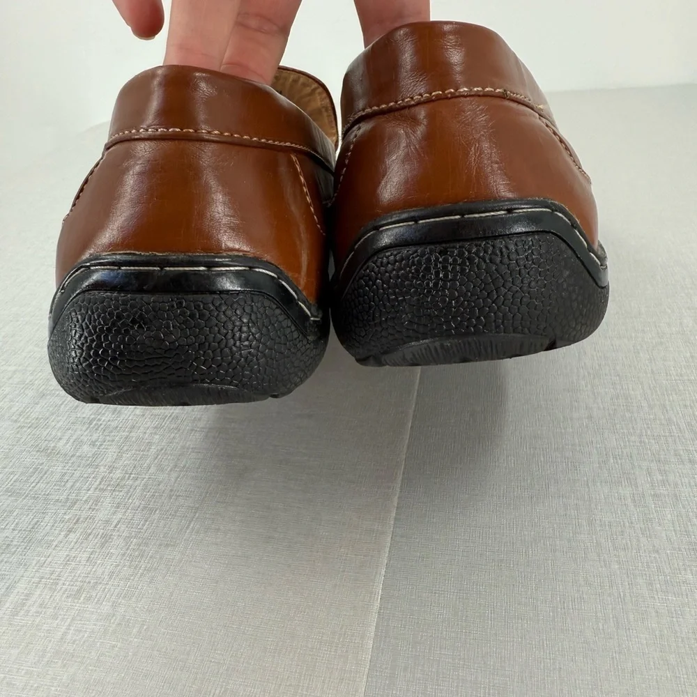 Stacy Adams Mens Leather Lined Cognac Brown Driving Loafers Size 12